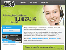 Tablet Screenshot of kingstel.com